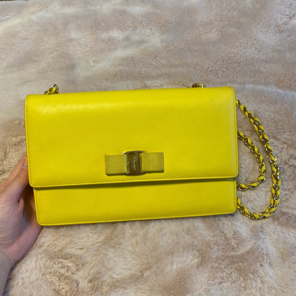 Salvatore Ferragamo Saffiano Leather Bag